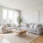 Moderner Wohnraum wird per KI in 3D erfasst und digitalisiert