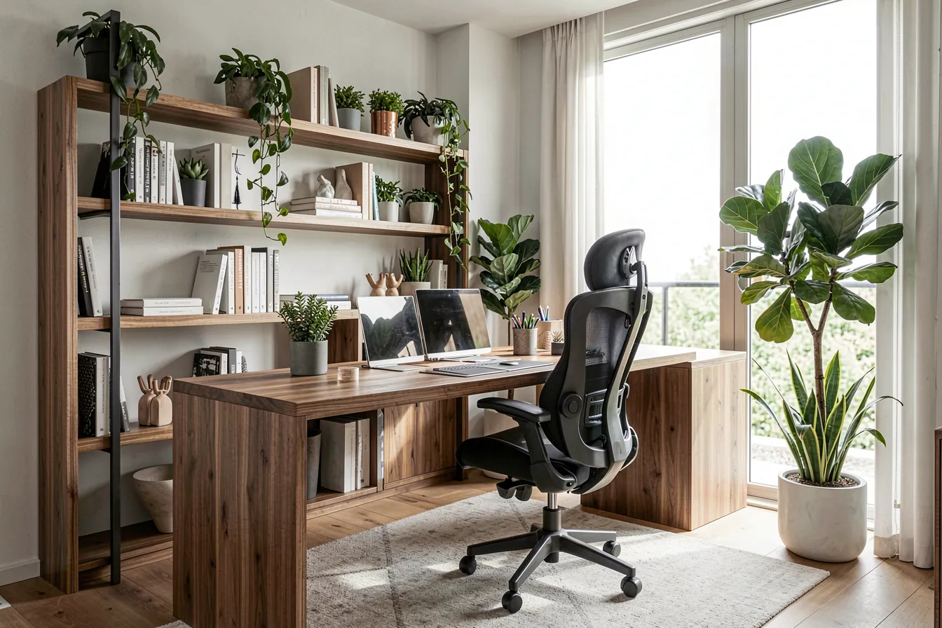 Dasselbe Homeoffice-Konzept, Seed 88888, andere Variante